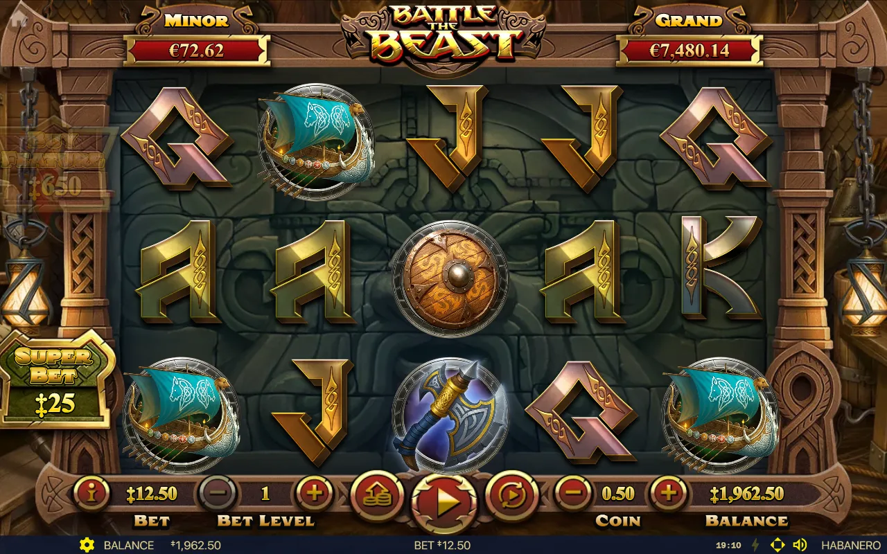Battle The Beast dead spin in the longhouse setting