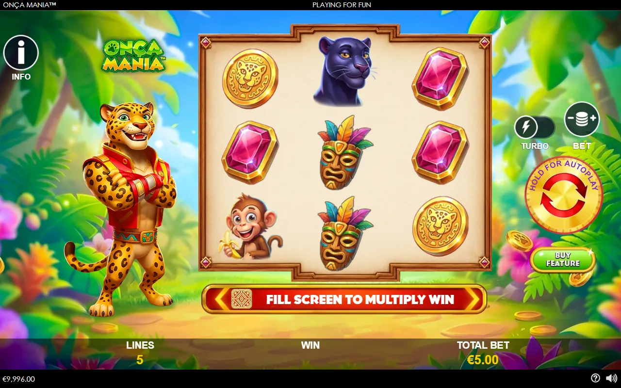 The base game banner promising a multiplier for filling the screen above a partly filled 3x3 grid
